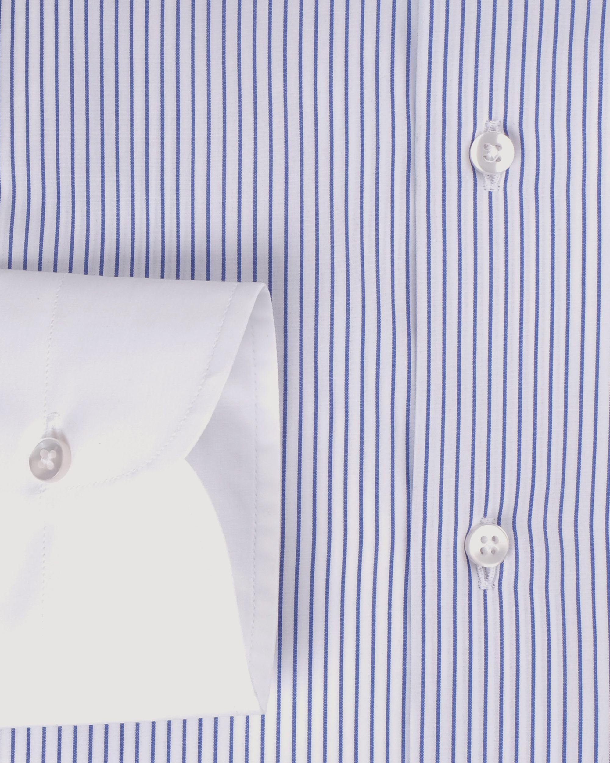 Contrast Collar Cut-Away Shirt – Bengal Stripe